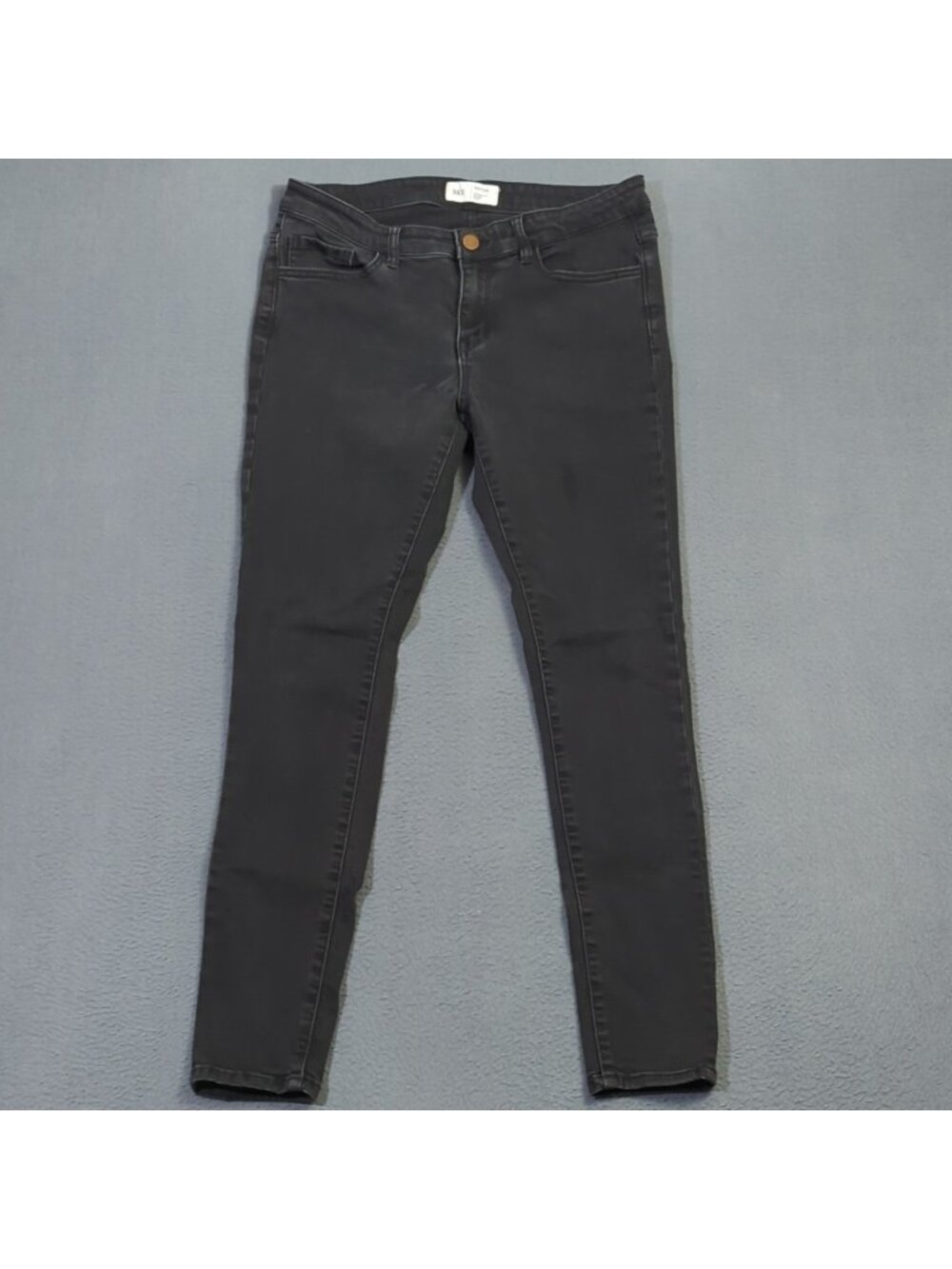 BKE Jeans Women's 29x29.5 Black Payton Universal Fit Mid Rise Skinny Denim
